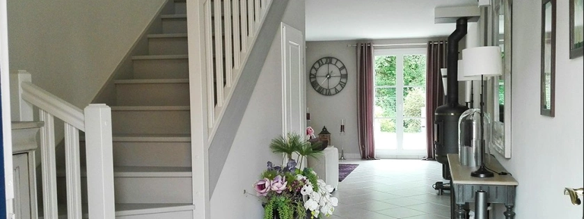 Relooking d'un escalier. 2 teintes